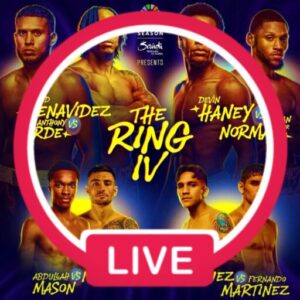 DAVID BENAVIDEZ VS ANTHONY YARDE LIVE STREAM